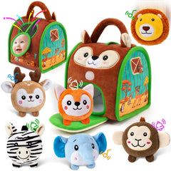 NECTAR BABY deer plush with gentle jingles for early sensory exploration