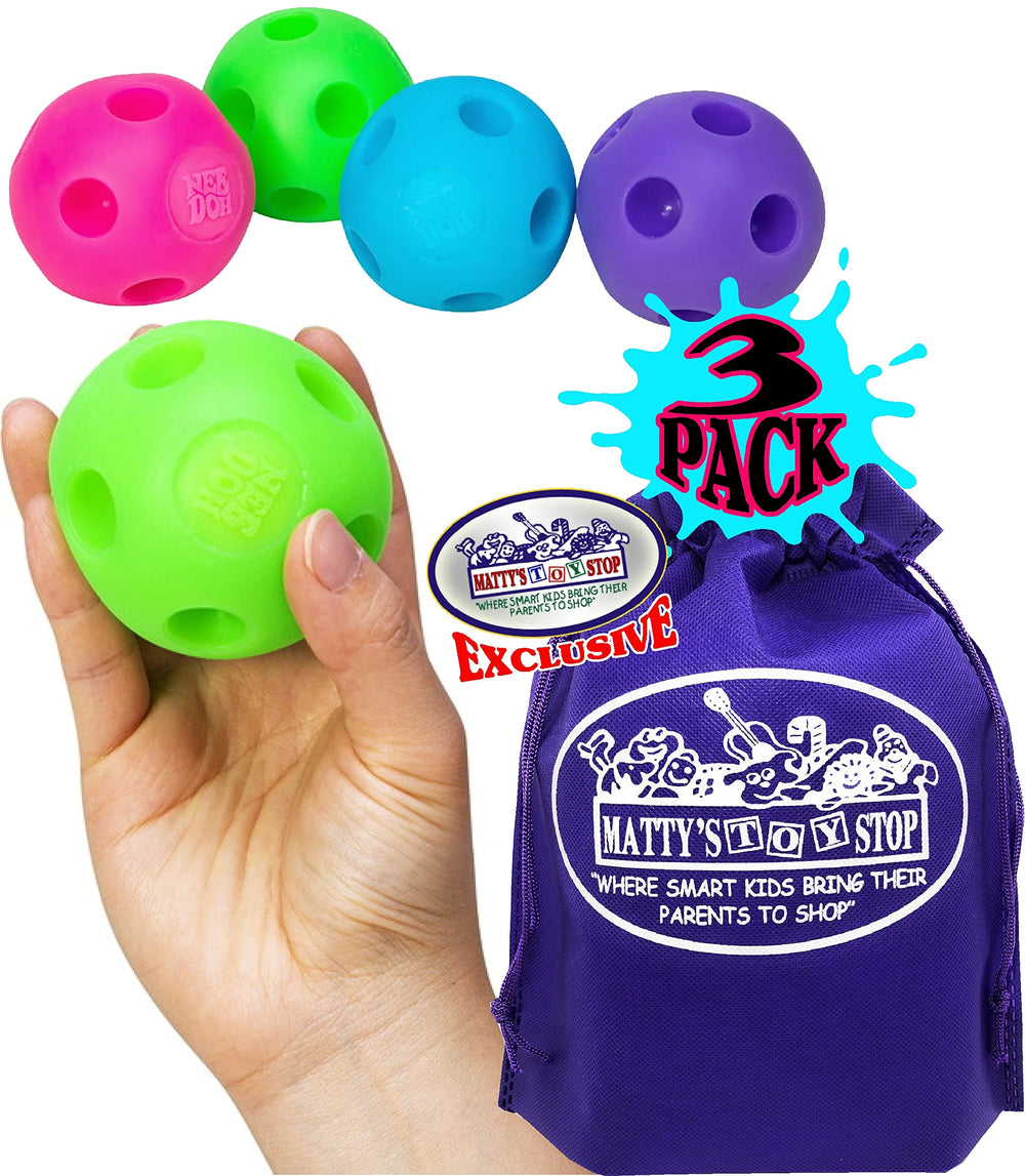 Matty's Toy Stop 3-pack colors spread: versatile fidget toy for classrooms and offices.