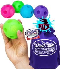 Matty's Toy Stop 3-pack colors spread: versatile fidget toy for classrooms and offices.