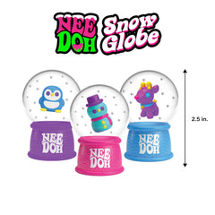 Needoh NeeDoh Squishmas compact size globe fits in hand for portability
