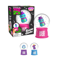Needoh NeeDoh Squishmas snow globe penguin in festive setting for tactile play and focus