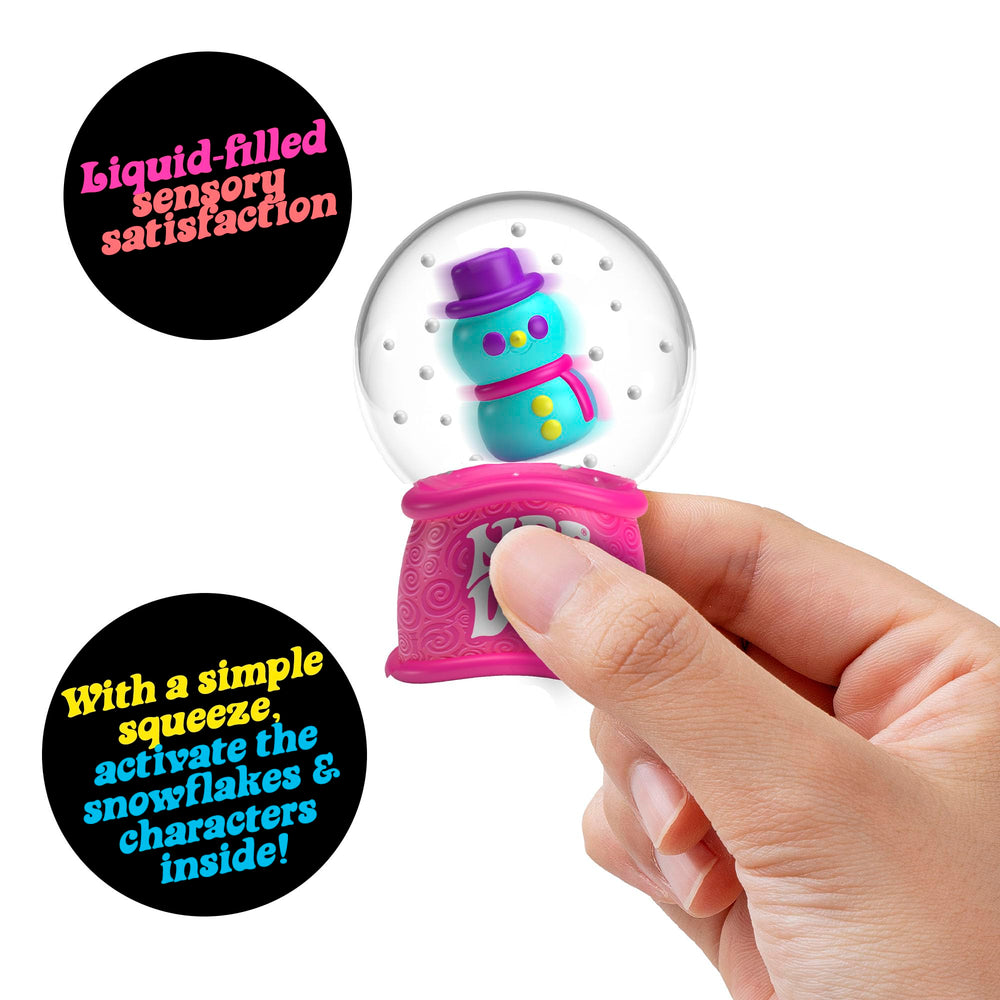 Needoh NeeDoh Squishmas snow globe Santa ready for quick mindful squeezes