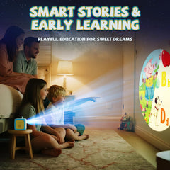 Neikko Story Projector projection scene brings imaginative stories to life for toddlers