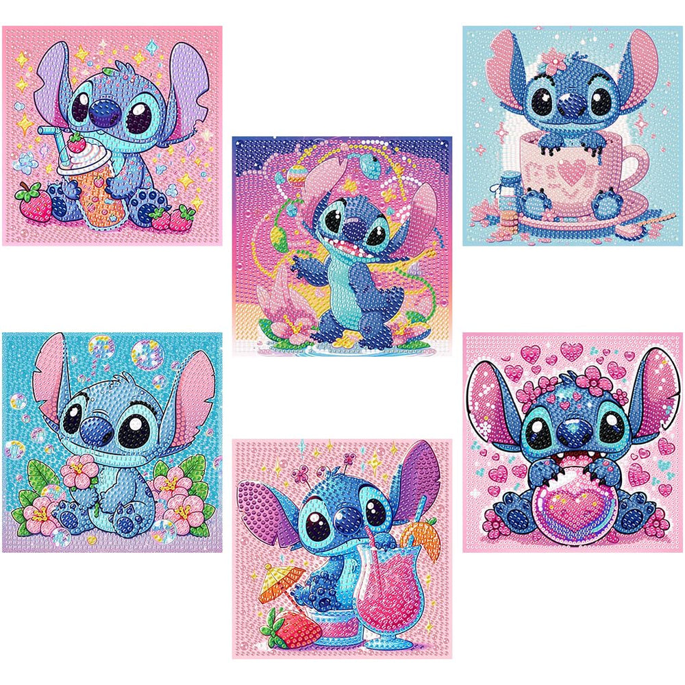 Nekpiahu six-pack 5D diamond art kits for kids offer bright, engaging creativity for busy afternoons.