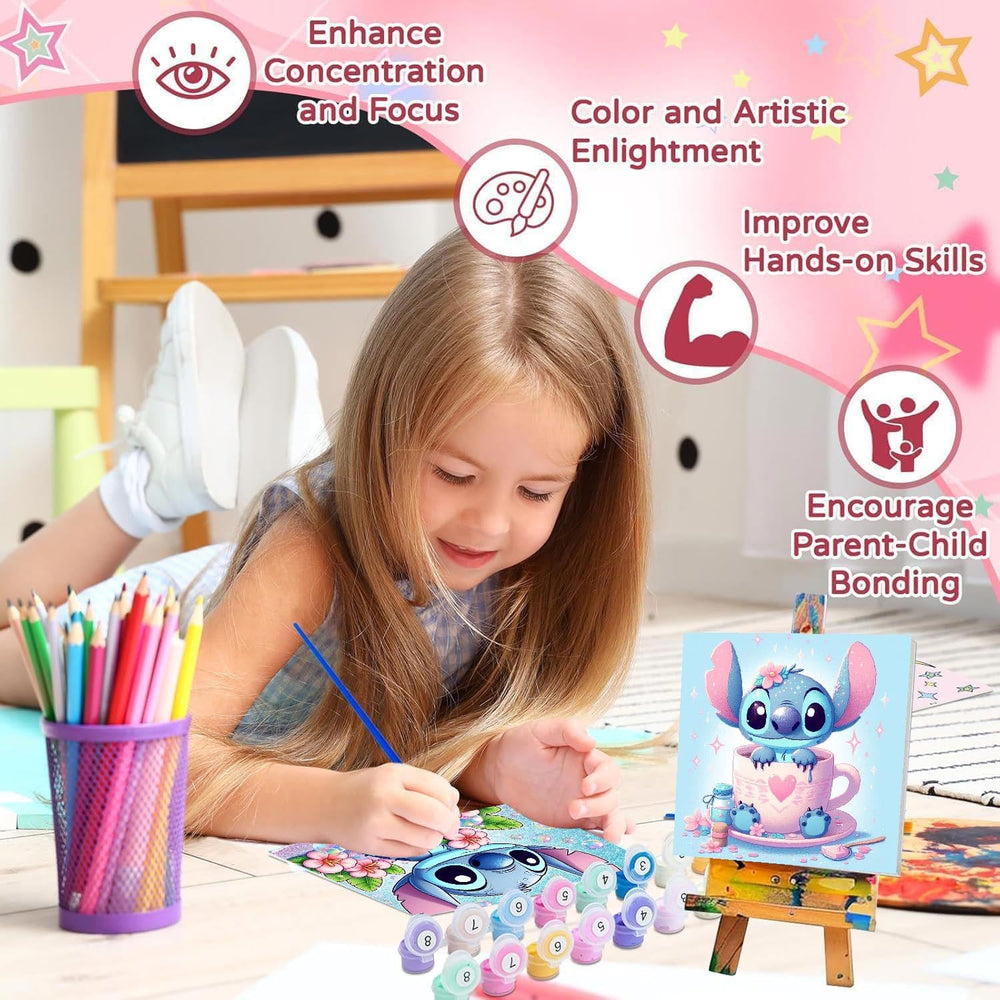 nekpiahu easy-paint-by-number steps suit children and beginners for quick, satisfying results