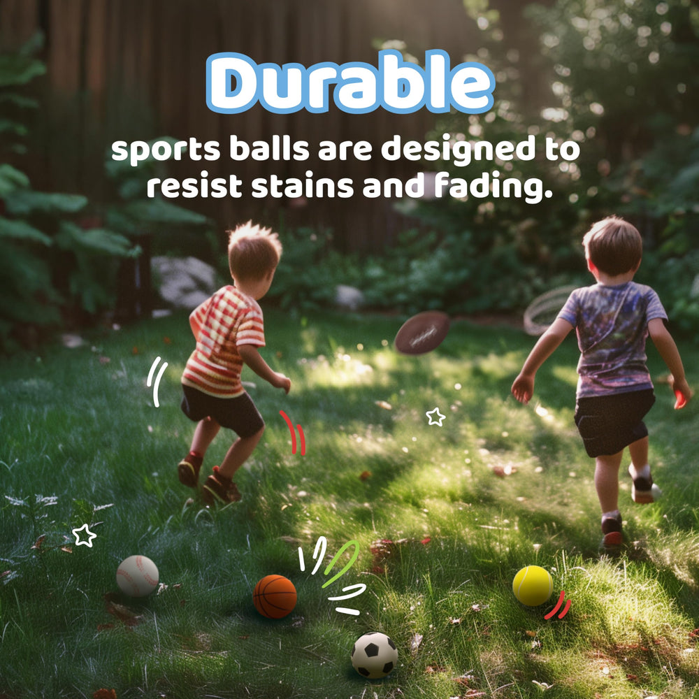 Neliblu set of five balls for toddlers, versatile play set for active learning.