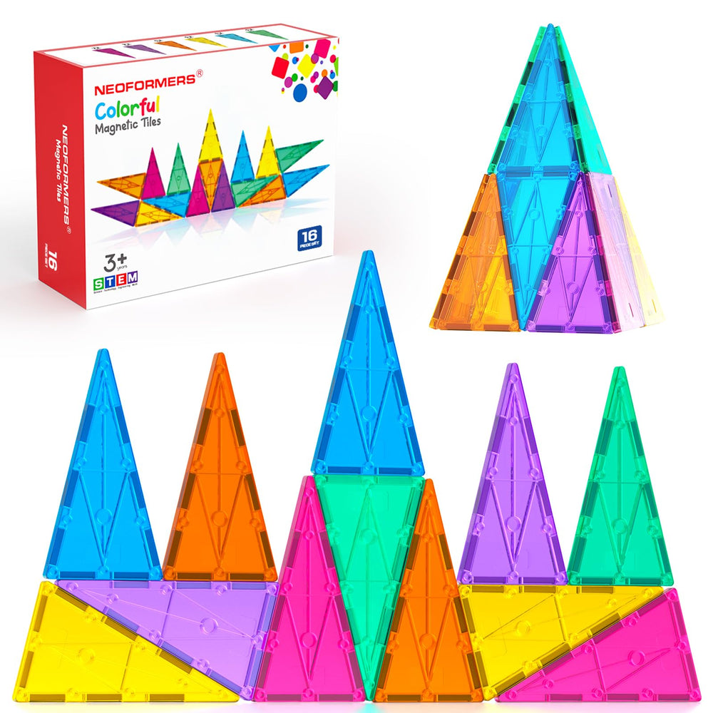 NEOFORMERS isosceles triangle pack overview for creative STEM play