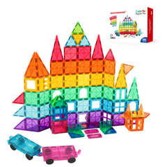 NEOFORMERS magnetic tiles 96-piece set for open-ended creativity and STEM exploration