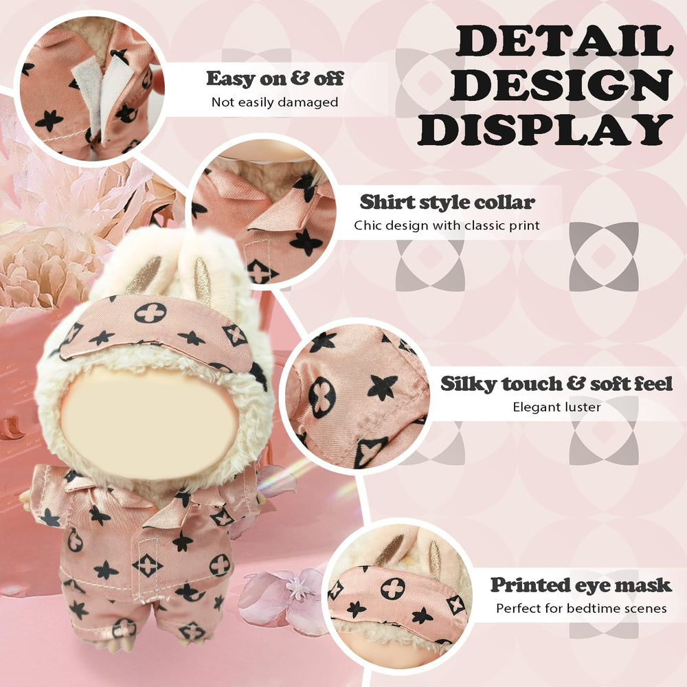 NEOVISTA Rosy Sleepwear set worn on a doll for a refined display