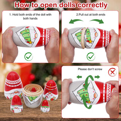 NEPOG Santa-gnome doll with Christmas tree adds playful charm.