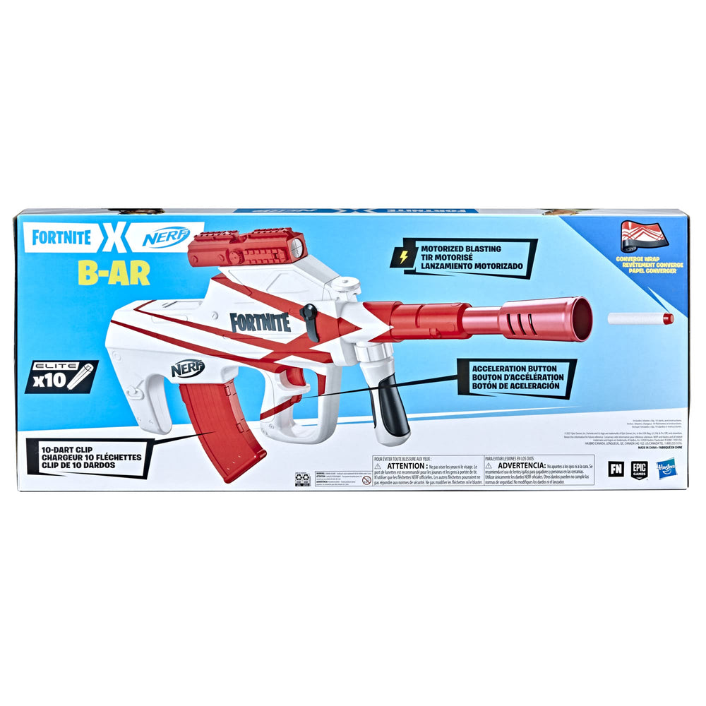 Official Nerf Elite darts included with the blaster for safe play