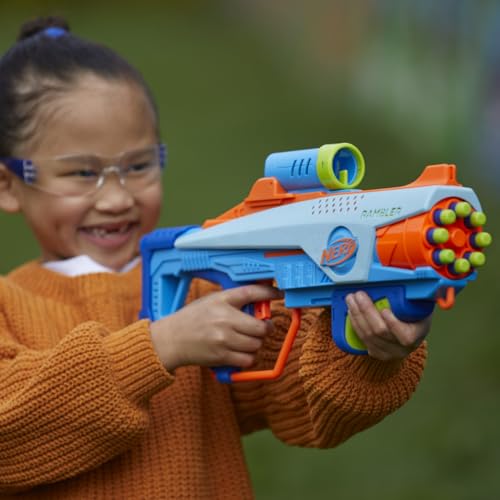 NERF Elite Junior Rookie Pack front-loading design simplifies dart insertion by kids.