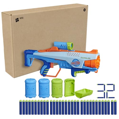 NERF Elite Junior Rookie Pack oversized aimer helps precise targeting during practice.