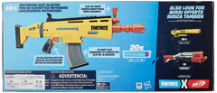Nerf Fortnite AR-L blaster two flip-up sights for improved aim