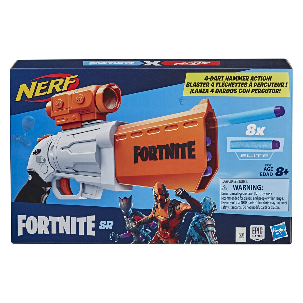Nerf Fortnite SR blaster without the scope for lightweight play.