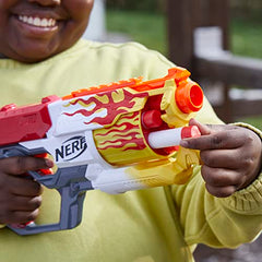 Nerf Mega CycloneShock Hotrod Amazon Exclusive finish stands out in games.