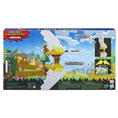 Nerf Minecraft Sabrewing Bow loaded with 8-dart clip