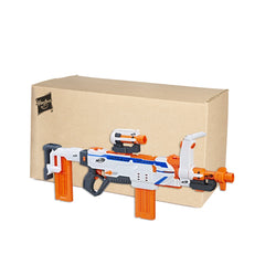 NERF Modulus Regulator side view highlights SwitchFire modes for versatile play.
