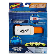 Nerf Modulus Tactical Light in a backyard play scenario