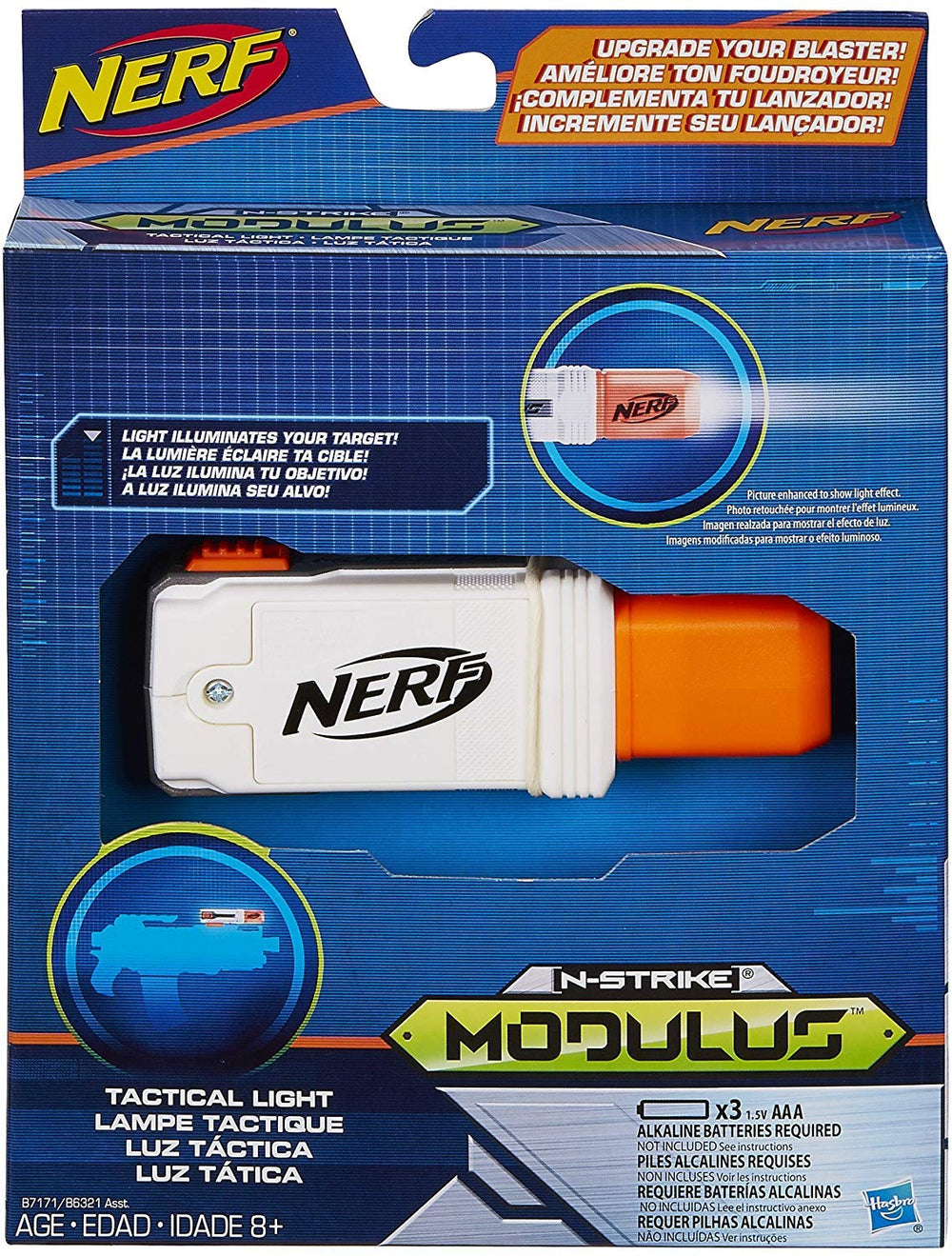 Nerf Modulus Tactical Light front view for quick battles
