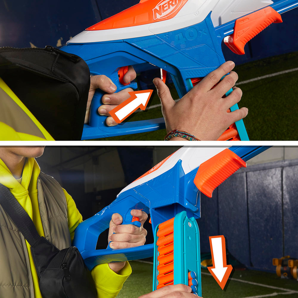 Nerf N Series eyewear recommended for safe play.