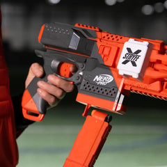 Nerf Pro Stryfe X compact grip designed for comfortable long games