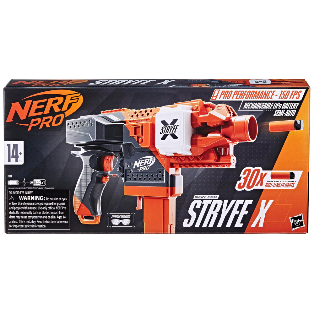 Nerf Pro Stryfe X AccuStrike half-length darts for stable flight
