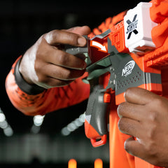 Nerf Pro Stryfe X premium design emphasizes durability and grip
