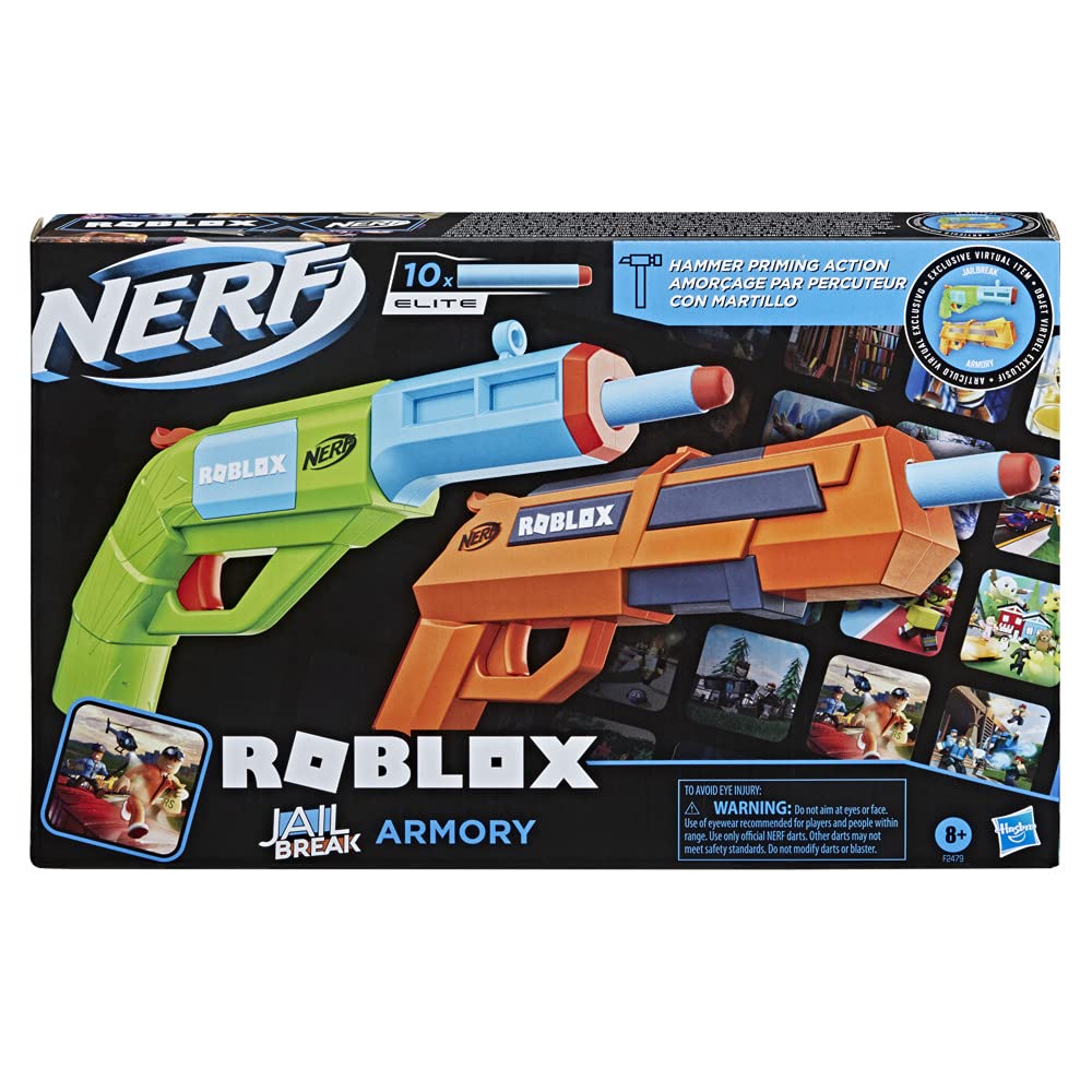 Nerf Roblox Jailbreak Exclusive Code Card for Roblox item unlocks
