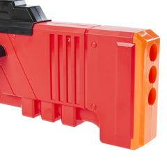 Foam darts and trigger action ready for rapid shots