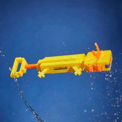 Nerf SOA Minecraft Axolotl blaster packaging display