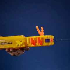 Nerf SOA Minecraft Axolotl blaster water spray in action