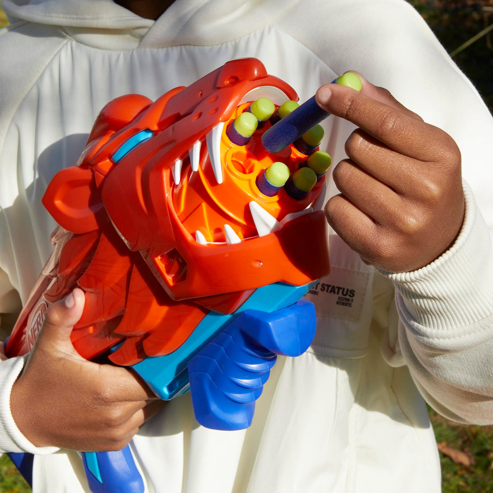 Nerf Wild Lionfury easy to hold grip fits small hands