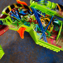 Nerf Zombie Driller outdoor battle-ready design for backyard fun.