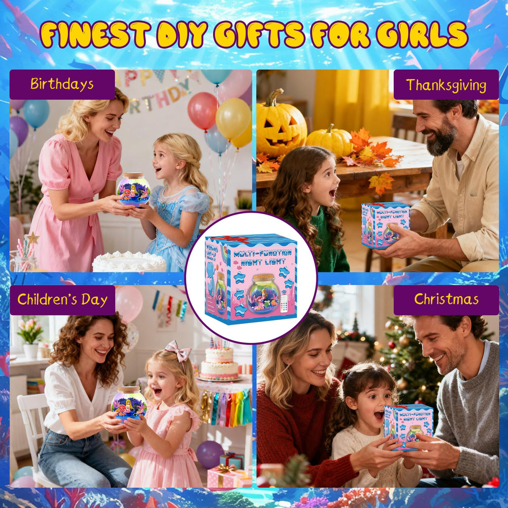 NESAPTO gift ready mermaid terrarium kit packaging