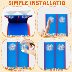 NESTALK compact, roll-up design for easy storage and travel.