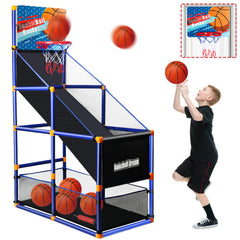 NEUBSAW arcade basketball board with net for engaging indoor play and quick setup.