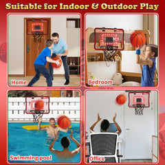 NEUBSAW durable shatterproof backboard and spring-loaded rim