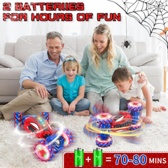 NEUBSAW Spider remote car top view demonstrates compact, easy-to-handle design