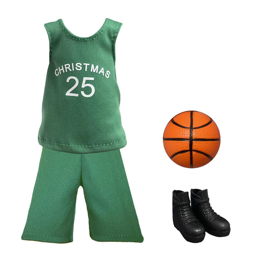 NEVGVUP elf basketball jersey for a realistic playtime outfit.