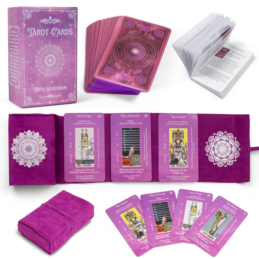 Nevkha tarot deck 78-card collection offers clear meanings for easy readings.
