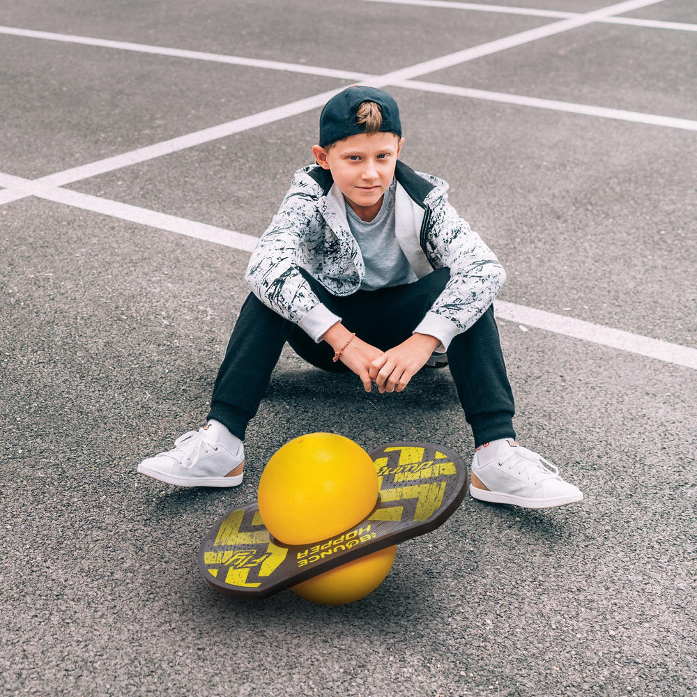 New Bounce Pogo Ball kid playing outdoors demonstrates active play.