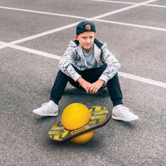 New Bounce Pogo Ball kid playing outdoors demonstrates active play.
