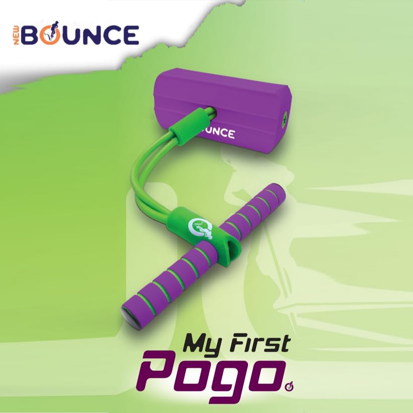 New Bounce Pogo jumper handles provide comfortable grip during bouncing
