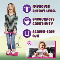 New Bounce Pogo Stick foam jumper - kids jump indoors and outdoors with safe foam.
