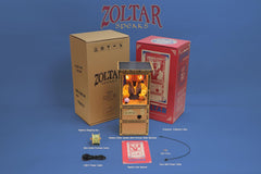Zoltar Speaks includes 8 arcade tokens for authentic vibe