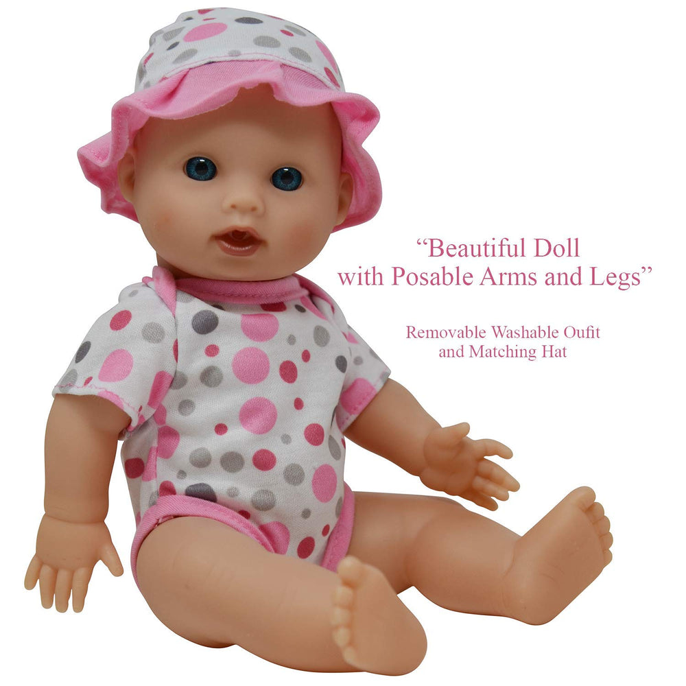 The New York Doll Collection pacifier-bottle accessory set supports interactive role-play.