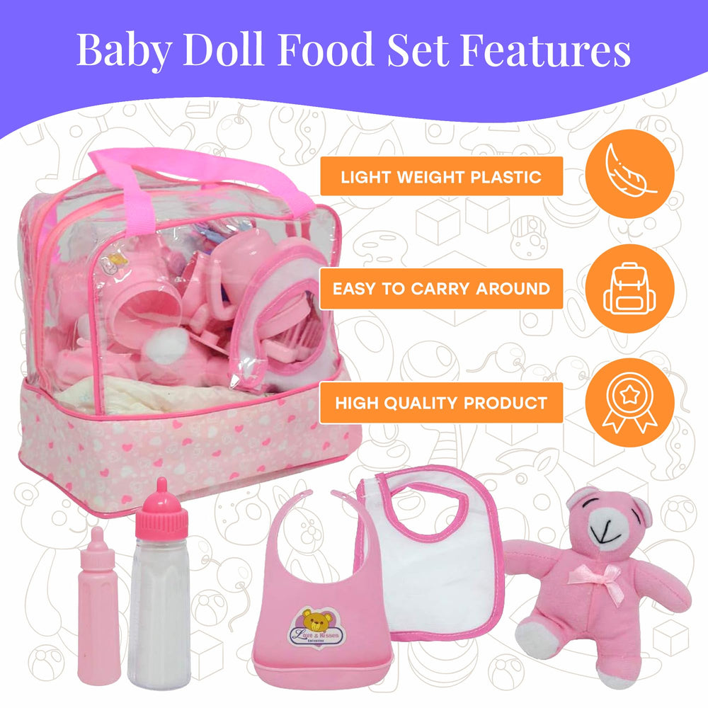 The New York Doll Collection pretend-play accessories for creative caregiving