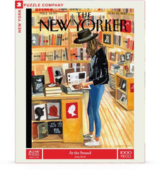 Random die-cut pieces from New York Puzzle Company add challenge to puzzling sessions.