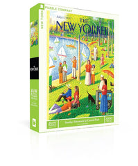 New York Puzzle Company cover image of Sunday Afternoon in Central Park, ideal for family puzzle nights.